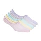 Meia 5 Pares Feminina Liner Microfiber Rosa Claro Skechers