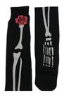 Meia 7/8 Ossos Esqueleto c/ Rosas - HALLOWEEN - QUIMERA KIDS Meia 7/8 Ossos Esqueleto c/ Rosas - HALLOWEEN - QUIMERA KIDS