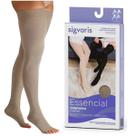 Meia 7/8 Select Comfort Premium 861 Compressao 15-20MMHG Aberta Natural Escuro GG3