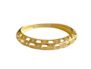 Meia Aliança com Zircônias Ouro 18k Roishi - 1.97