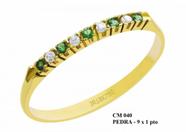 Meia Aliança de Ouro 18K Apollo