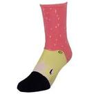 Meia Altai Pixel Cabeça De Flamingo