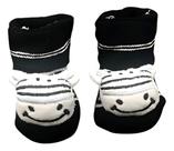Meia Antiderrapante Bebê 3d Bichinhos Zebra - Plin Baby
