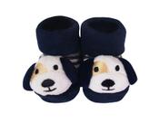 Meia Antiderrapante Para Bebê 3D Bichinhos Menino Baby Plin Baby Cor:CACHORRO