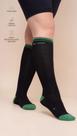 Meia B.ON Leve Cano Alto Preto e Verde marca B.ON Meia B.ON Leve Cano Alto Preto e Verde marca B.ON