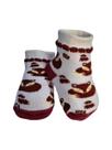 Meia baby ant 0-15 morrom e branco lobo ref-01056309 Meia baby ant 0-15 morrom e branco lobo ref-01056309