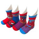 Meia Baby Antiderrapante Disney Marvel Princesas Kit 4 Pares