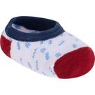 Meia bebê masculino setas/azul pimpolho (00 a 15) Meia bebê masculino setas/azul pimpolho (00 a 15)