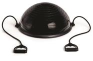 Meia Bola Bosu Antiestouro Com Alças Cor Preta - ODIN FIT