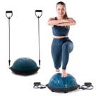 Meia Bola Pilates Ginástica Fortalecimento Muscular bosu ball EssenceFit Fisioterapia Equilibrio