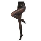Meia Calça 70D Elástica Anticelulite Preto Brilhante - Tamanho Único 44