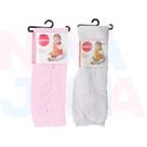 Meia Calça Algodão Bebê Selene C/02 Un Rosa E Branca Meia Calça Algodão Bebê Selene C/02 Un Rosa E Branca
