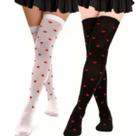Meia-Calça Corações Sortidos Feminina - Conforto