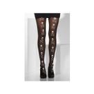Meia Calça De Esqueleto Halloween Abrakadabra Fantasias