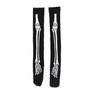 Meia-calça Esqueleto Branco E Preto 66x11cm 1 Par - Cromus