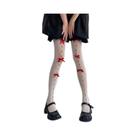 Meia-calça Feminina Sensual De Renda Com Laço, Patchwork Transparente, Ajuste Fino, Elástica, Estilo