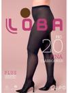 Meia-Calça Fio 20 Lupo Loba 05795-001 Plus Size Poliamida T. XG/XXG