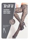 Meia calça fio 40 duo floral trifil 6018