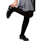 Meia Calça Infantil Branca e preto Minina Grosso La Inverno Meia Calça Infantil Branca e preto Minina Grosso La Inverno