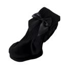 Meia-Calça Infantil de Algodão com Laço - Cintura Alta para Bebês e Meninas