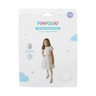 Meia Calça Poliamida Pimpolho Fio 20 Feminino 06 A 08 Anos Liso/Branco 300323