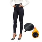Meia Calça Térmica Canelada Feminina Legging Sem Pé Peluciada Segunda Pele 36 a 40 Meia Calça Térmica Canelada Feminina Legging Sem Pé Peluciada Segunda Pele 36 a 40