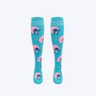 Meia Cano 3/4 Feminina Stitch Puket 010605446 Azul