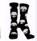 Meia Cano Alto Et Alien Algodão Skate Casual Academia Meia Cano Alto Et Alien Algodão Skate Casual Academia