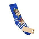 Meia Cano Alto Patrulha Canina Chase Azul Qualidade Algodão premium