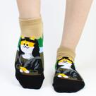 Meia cano baixo gato mona lisa Meia cano baixo gato mona lisa