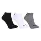 Meia Cano Baixo Puma Logo Pacote c/ 3 Pares