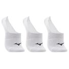 Meia Cano Invisível Mizuno Basic Tam. 33-38 Pacote Com 3 Pares