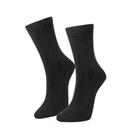 Meia Cano Longo Selene 7544-001 Canelado em Lã Feminina
