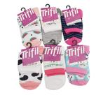 Meia Cano Médio Estampas Sortidas Feminino