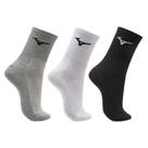 Meia Cano Médio Mizuno Basic Tam. 39-44 Pacote Com 3 Pares