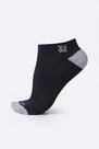 Meia Casual HUPI Soft Preto e Cinza