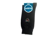 Meia Casual Masculina Selene Em Algodão, Modelo 8010.045, na cor Grafite, no tamanho: 39-43