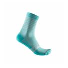 Meia Ciclismo Castelli Superleggera W12 Skylight Feminino