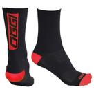 Meia Ciclismo Oggi Mtb Speed Preta e Vermelha