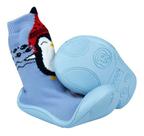 Meia Com Sola Comfo Menino Pimpolho Pinguim Inverno 17 Ao 22