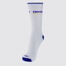 Meia Cruzeiro Casual Branca e Azul Meia Cruzeiro Casual Branca e Azul