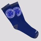 Meia Cruzeiro Esportiva Azul e Cinza