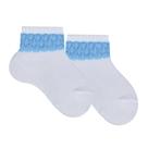 Meia de Bebê Basic Azul Bebê