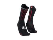 Meia de Compressão Cano Médio V4.0 Aero Socks - Preto/Vermelho Meia de Compressão Cano Médio V4.0 Aero Socks - Preto/Vermelho