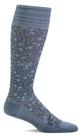 Meia de compressão New Leaf Firm Bluestone - S/M Women