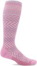 Meia de compressão Sockwell Chevron Moderate Graduation Lotus
