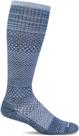 Meia de compressão Sockwell Micro Grade Denim para mulheres