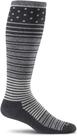 Meia de compressão Sockwell Twister Firm Graduated Black S/M