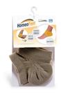Meia de Hidratação Homeopast Homeofeet Caqui