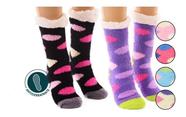 Meia De Lã Pantufa Forrada Unissex Antiderrapante Para Aquecer Os Pés Confortável 1 Par Modelo Botinha Feminina